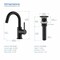 Kibi Circular Single Handle High-Arc Bathroom Sink Faucet C-KBF1021MB-KPW100MB - alternate 10